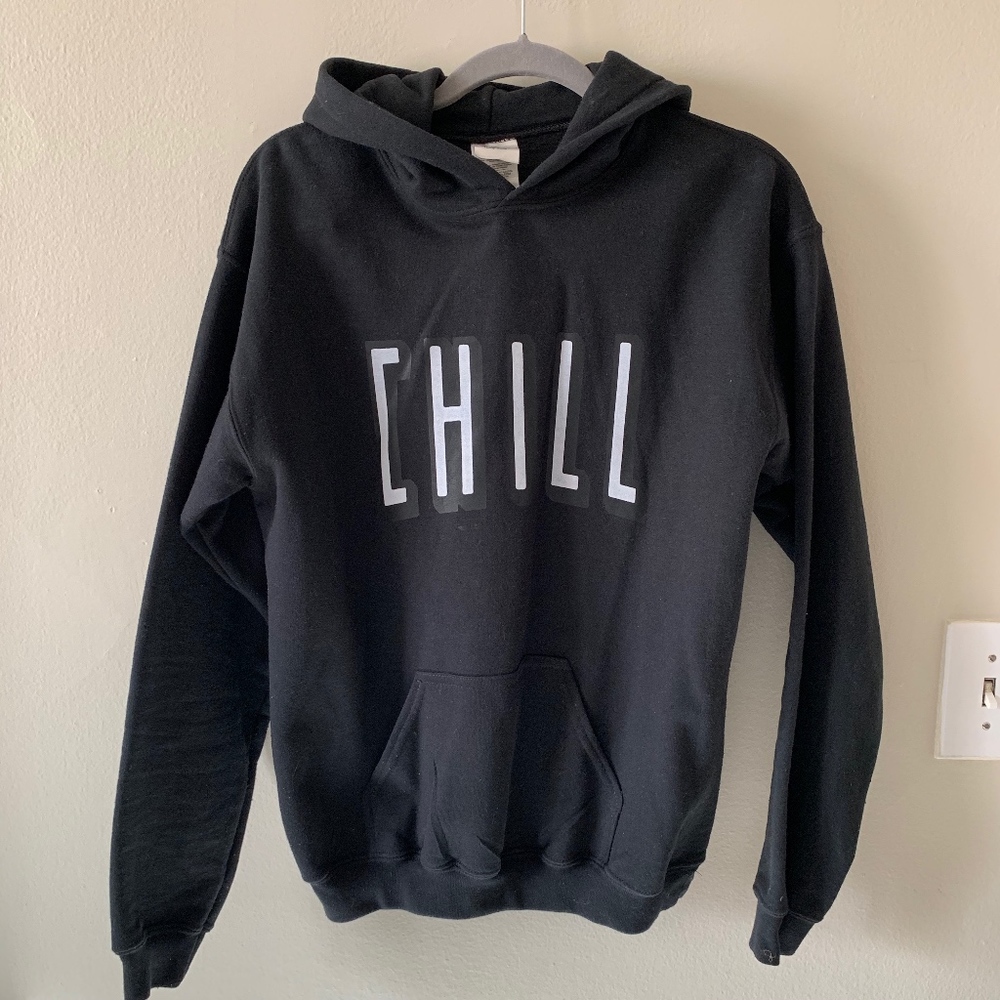 "Chill" Black Hoodie